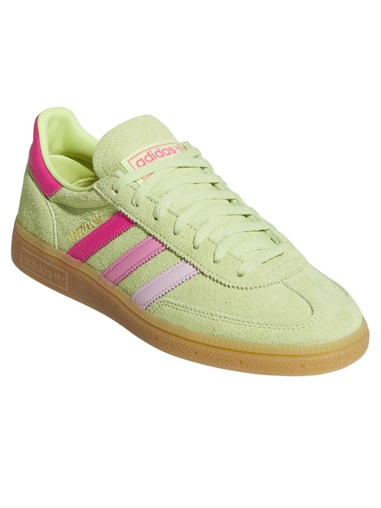 adidas Shoes - adidas Women’s Light Green and Pink Suede Sneakers